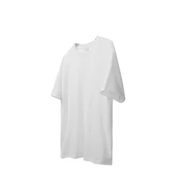 INFLATION Black Basic 220G Cotton T-shirt Men Oversize Logo Printing White Customized Tshirt