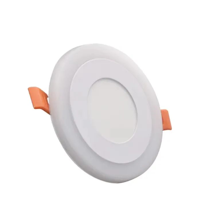 Factory low cost Led panel light Indoor lighting Adjustable Led downlight embedded two-color circular ceiling light