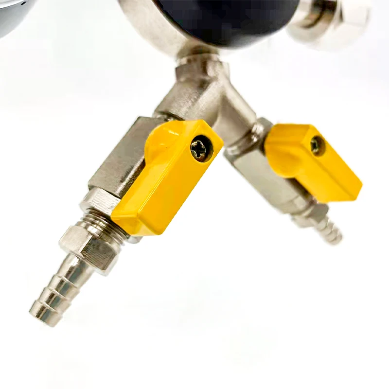 product beer high pressure regulators beer dispensing equipment draft beer brewery co2 regulator with two pressure gages-5