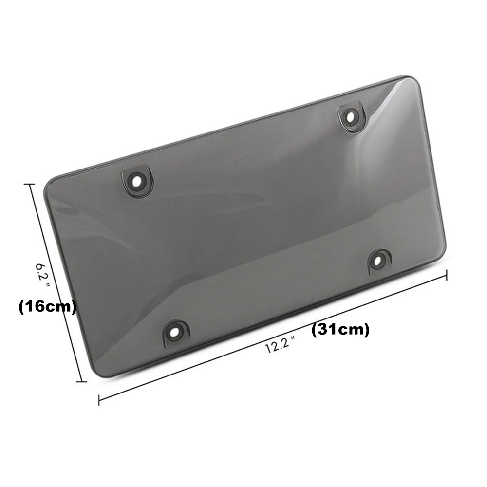 Car Frame Shield Transparent License Plate Frame Truck Exterior Decoration Car License Plate Tag for Display details