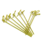 Cocktail Pick Appetizer Decorative Cocktail Knot Skewer Cut Fruit Pick