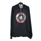 Polyester Zipper MENS COTTON POLYESTER BRUSHED FLEECE 3D PRINTED OEM ZIPPER HOODIE