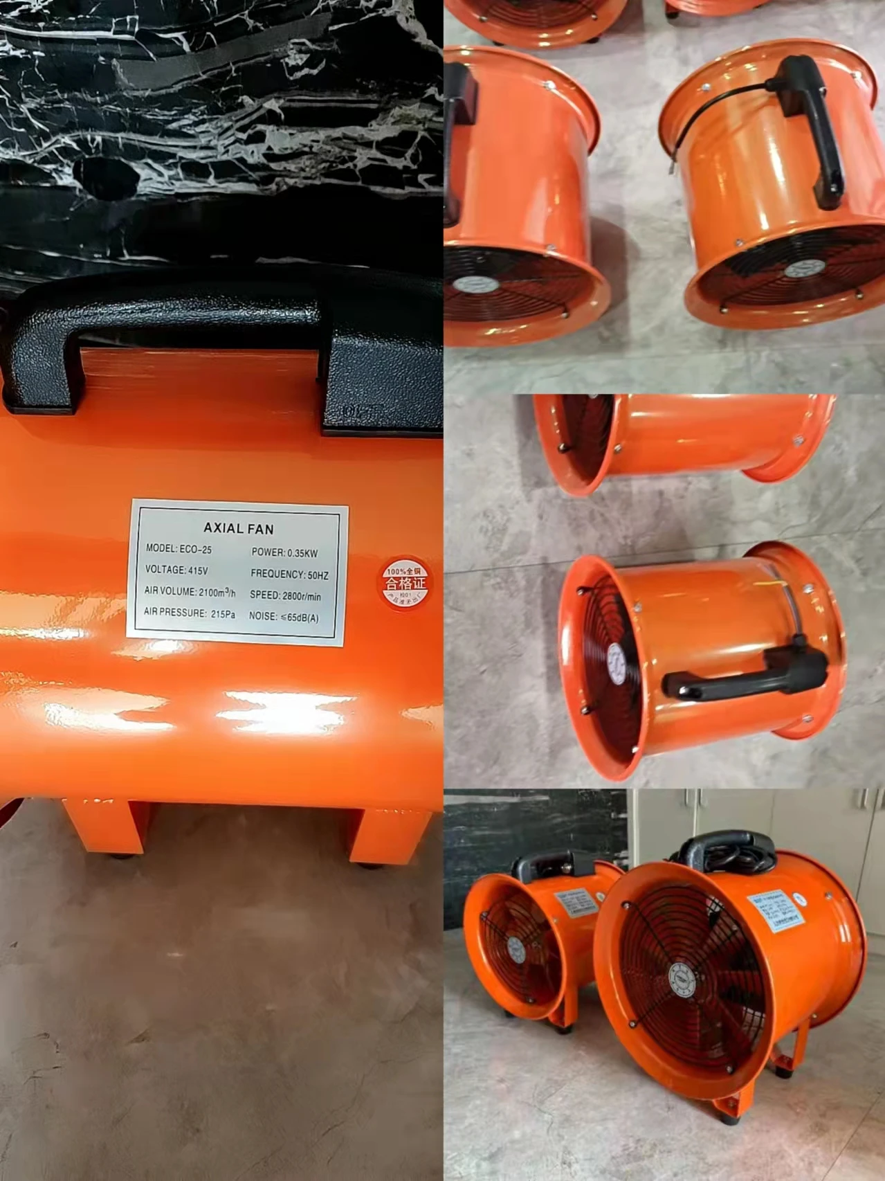Axial Portable Ventilation Fan, 200mm, 250mm, 350mm - detail 28