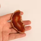 Slice Wholesale Natural Brazilian Quartz Agate Slice Pendant Multicolor Landscape Piece Decorative Piece