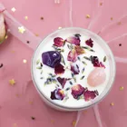 Candle Organic Soy Candle Personalized Luxury Aromatherapy Healing Crystal Scented Organic Soy Wax Candle