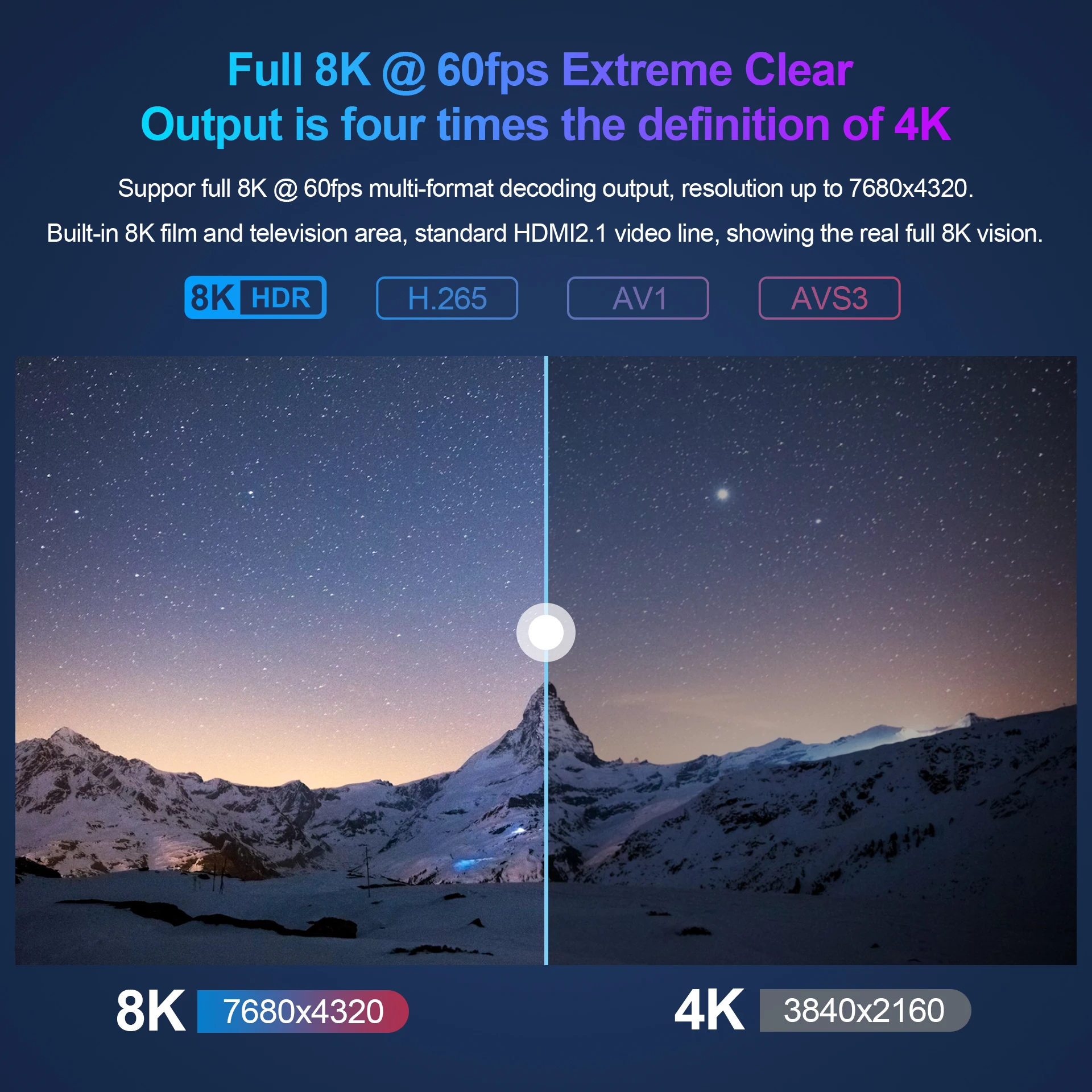 HCS98原始设备制造商定制高品质安卓13 Allwinner H313 4GB 64GB高清网络四核8k最热最热机顶盒4k测试