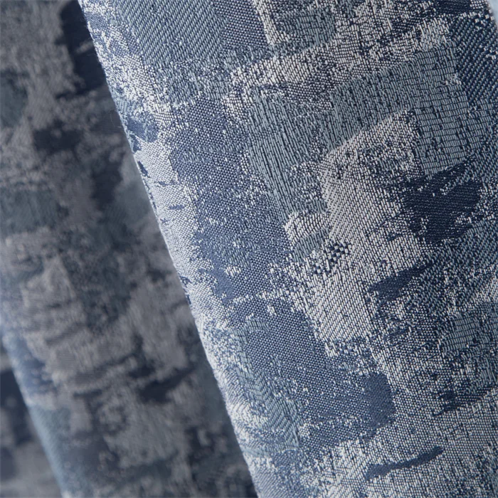 luxury modern fashion curtain, mottled jacquard home curtain