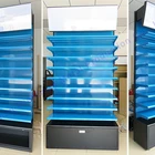 Nail Polish Retail Makeup Cosmetic Display Stand Nail Polish Rack With LED Light Box