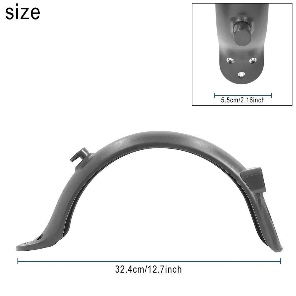 product mudguard for xiaomi electric scooter mi3 lite rear wheel brake rear fender baffle 3 hole tyre splash guard parts-4