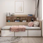 Simple Customized Simple Small Storage Bed With Side Cabinet