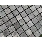 Floor Tiles Natural Black Net Paste Mesh Back Floor Tiles