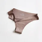 String Bikini Ice Silk Panties Traceless Invisible Ultra-thin Seamless Thongs And G String For Women