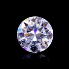 Cut Diamond Bead 5 Carat 11mm D Color Moissanite VVS Round Brilliant Cut White Moissanite Diamond Bead