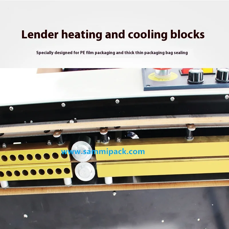 FRD-1200V Macchina elettrica semiautomatica di sigillamento termico per sigillamento continuo verticale di sacchetti di plastica per bevande sacchetti legno 7