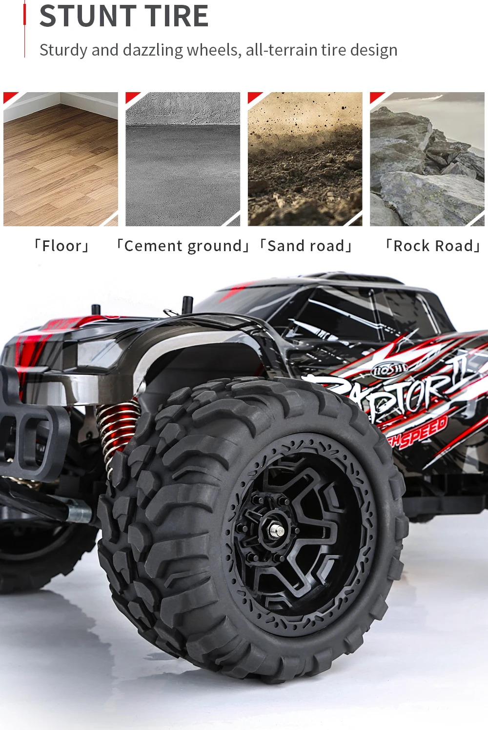 High Quality N518 RC Monster Truck 100KM/H+ Brushless Raptor Racing Car 1/8 High Speed Car Off-Road Vehicle For Awesome Toy Gift