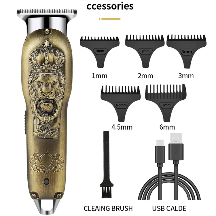 Europe hot sale rechargeable professional cordless electric hair trimmer hair clippers for men