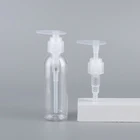 Plastic Bottle Custom 350ml Environmental Protection Material Transparent Plastic Latex Bottle Spray Bottle