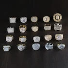 Ring Gold Diamond Custom Ring Jewelry Wholesale New Design Hip Hop Iced Out Gold Plated Mens Diamond Ring