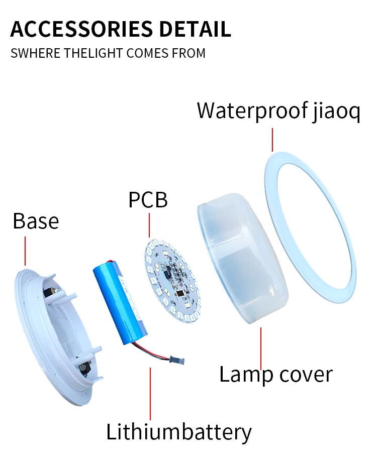 Patio Heater, LED, Waterproof, USB - detail 28