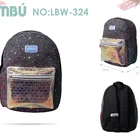 School Bags School Girl Fashion Luxary Designer 4 Pcs Black Full School Backpack Glitter Bag Set For Girls