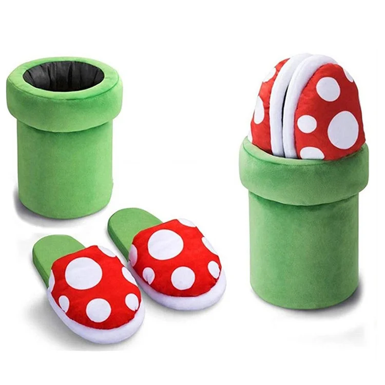 Mario Mushroom Slippers With Pipe atelieryuwa.ciao.jp