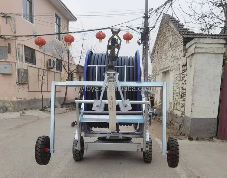 Best-Selling farm hose reel sprinkler machine hot sale diesel engine water pump sprinkler irrigation machine