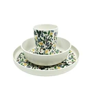 Tableware Set Bamboo Fiber Kid Eco Plates Sets Dinnerware Animal Cartoon Melamine Bamboo Kids Dinnerware Set