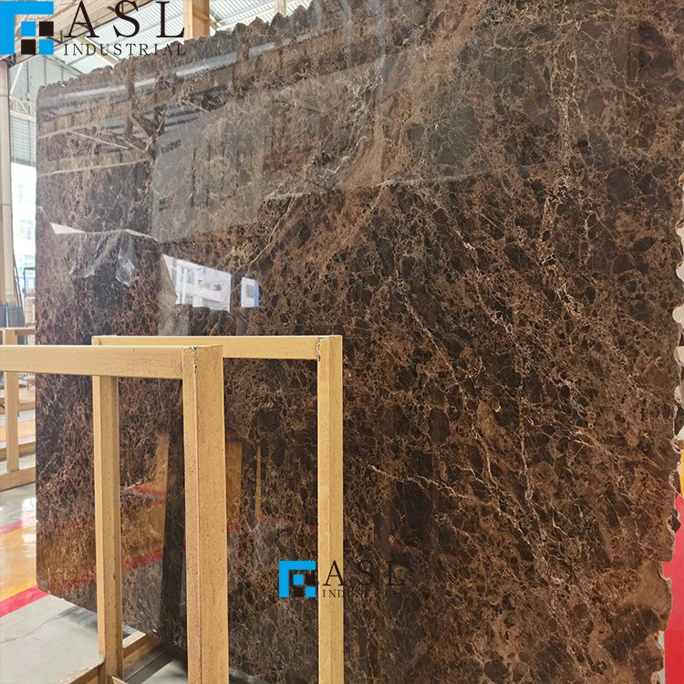 Factory direct low price china brown marble dark emperador brecha maron french mystic brown marble stone bangladeshi