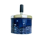 Custom Ash Tray Ashtray Metal Cigarette Ashtray Windproof Push-type Ashtray With Lid