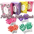 OEM Customized Logo Whitening Rose Paraffin Beauty Wax Foot Socks Mask
