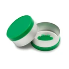 Cap Medical Use Aluminum Plastic 32mm Flip Top Vial Cap With Rubber Stoppers