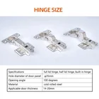Hinge Stainless Steel Hydraulic Hinge Spring Hinge Cabinet Door Hardware Hinge Folding