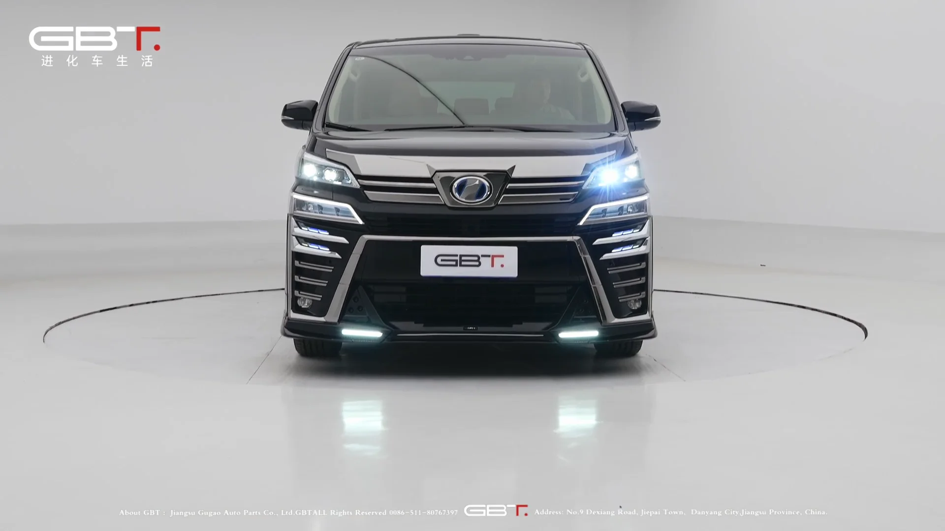 Gbt Body Kit Vellfire Anh Convert To Td Model Bumper Lips For