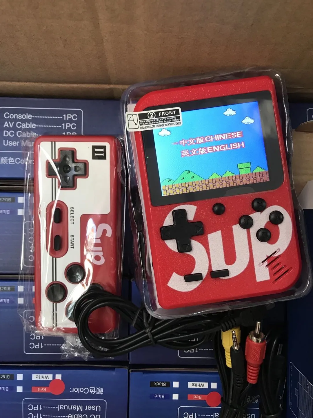 Sup Portable Video Handheld Game Single Double Player Retro Portable