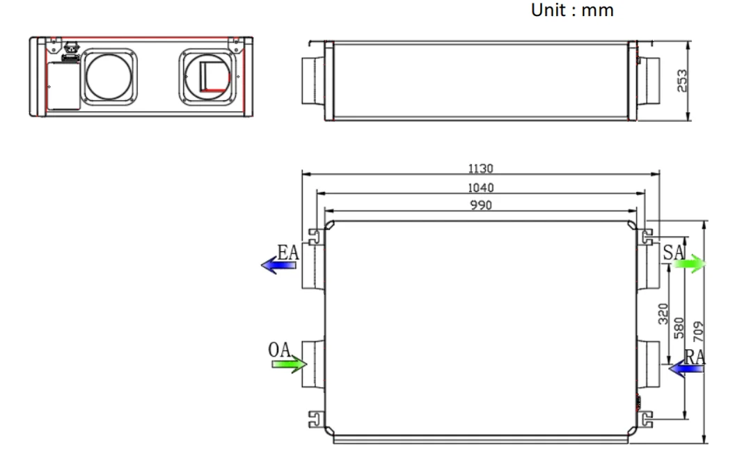 Air Handling Units, 150-6000CMH, Ventilation - detail 16