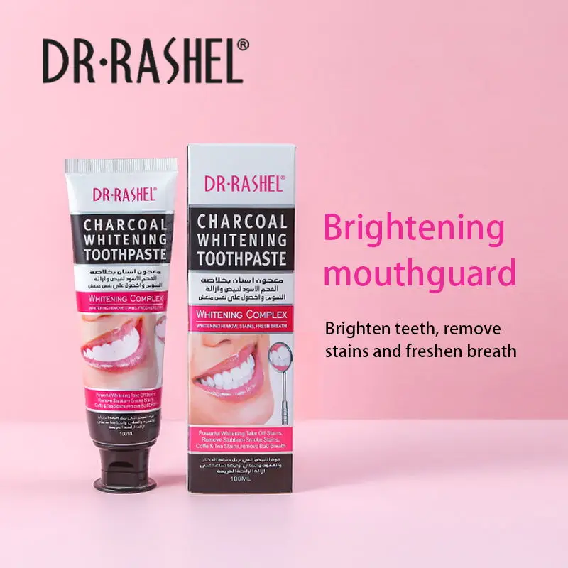 dr rashel charcoal whitening toothpaste