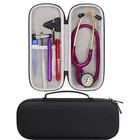 Travel Carrying Medical Case For 3M Littmann Classic III Stethoscope - Extra Room For Taylor Percussion Reflex Hammer