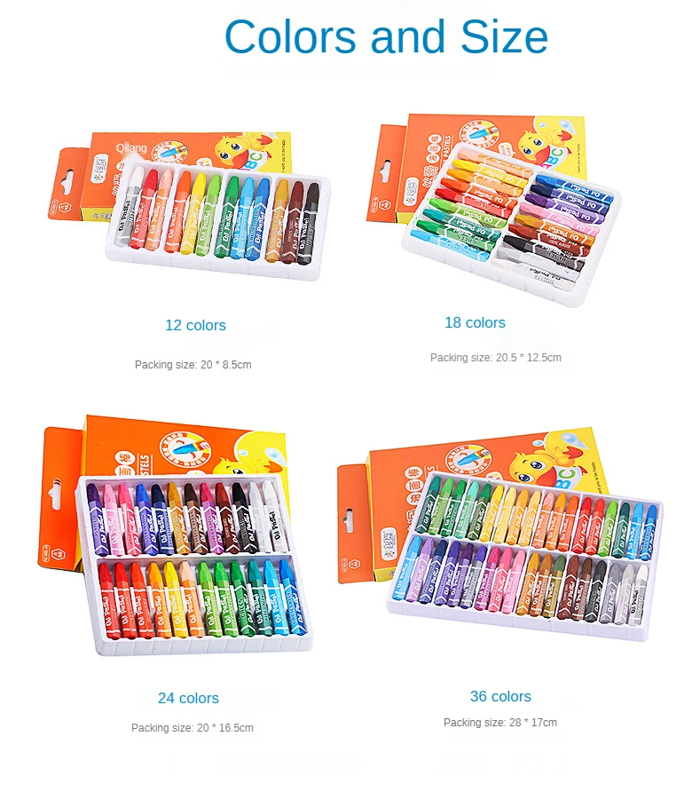 custom box 12/18/24/36 colors water soluble