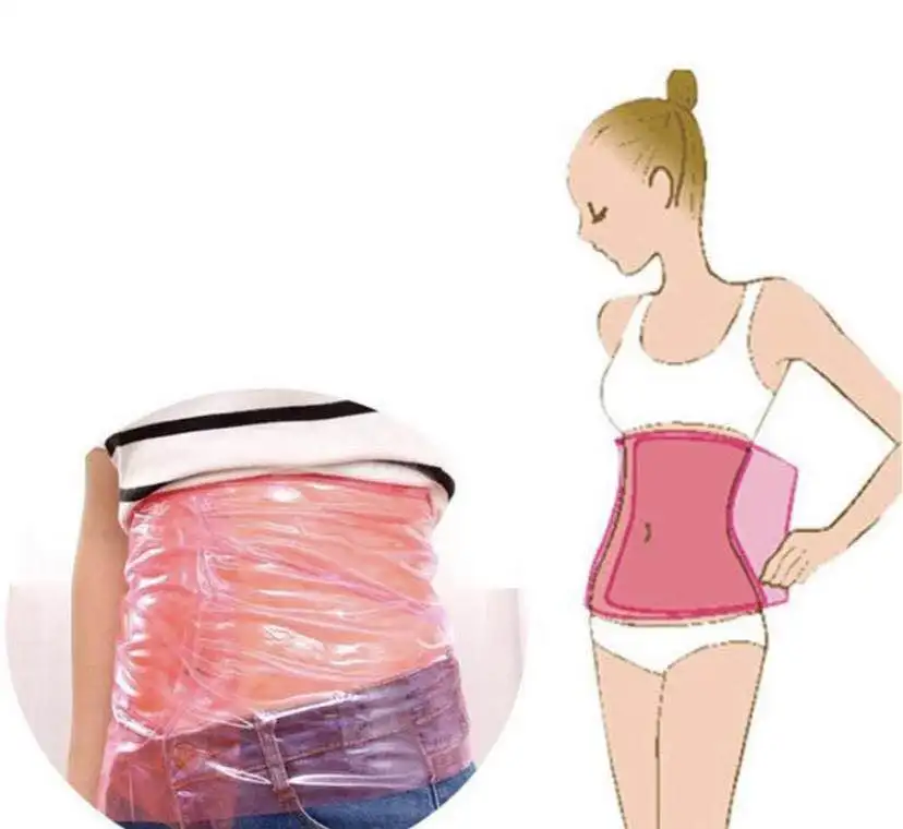 Hot Sauna Slimming Belt Waist Wrap Shaper Burn Fat Calorie Belly Lose Weight