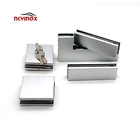 Steel Fitting Door Clamp Glass Fitting Stainless Steel Clamp Bottom Patch Fitting Glass Door Fitting