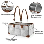 Baby Diaper High Quality Baby Diaper Box Organizer Portable Storage Basket Essential Bag For Nursery Changing Table