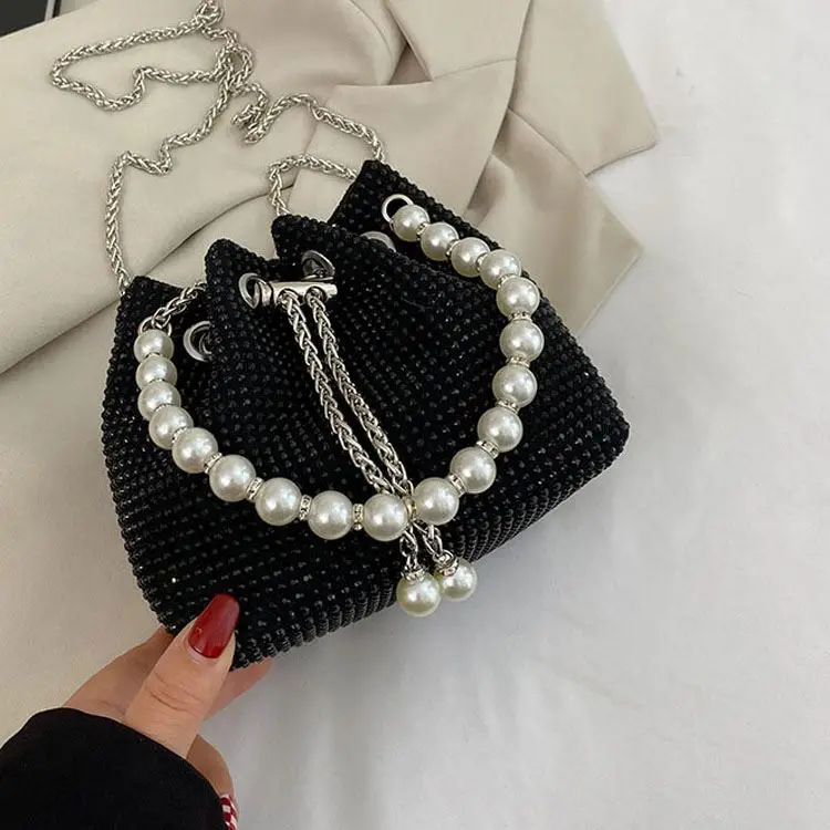 Pearl Chain New Shoulder Crossbody Bag Handbags Woman Bags Luxury Fashion Bags For Ladies Girls