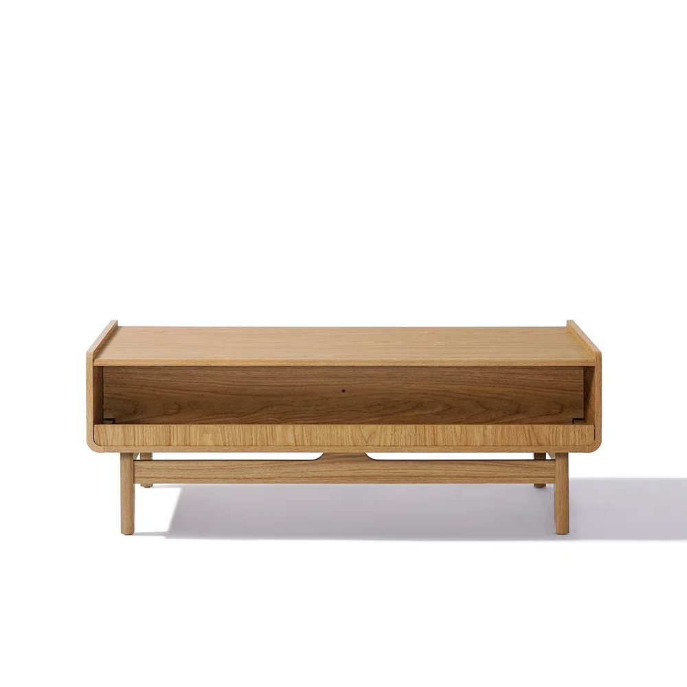 Modern Oak Manufactured Wood Coffee Table with Storage for Living Room Bedroom Hotel Outdoor Villa Dining for Home Use factory