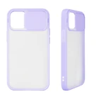 Push Pull Camera Lens Slide Semilucent Back Case Matte Skin Translucent Hard Back Cover For Iphone 12