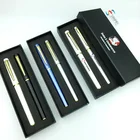 Pen Plastic Promot UV Printing Custom Logo Luxury Gel Pen Sets In Gift Box