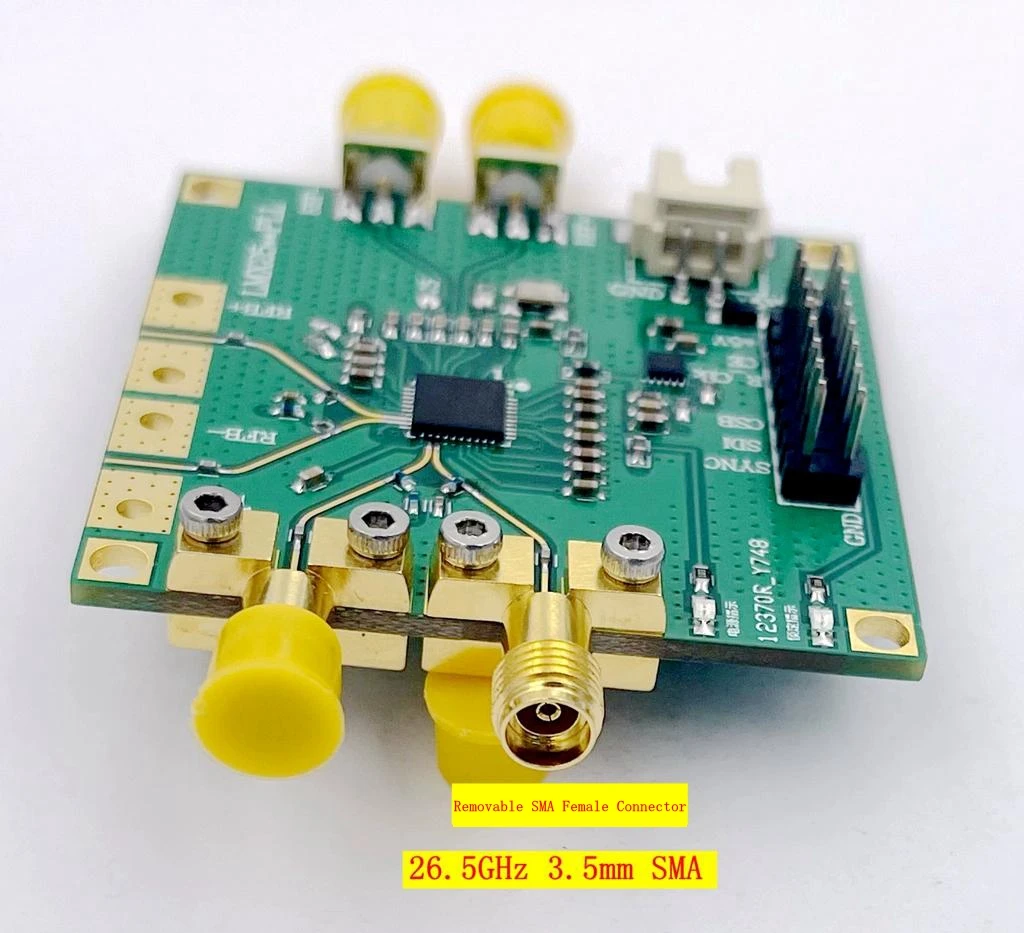LMX2595 V3 PLL Core Board 10MHz-19GHz High-Frequency Phase Locked Loop Development Board with S MA Female Connector