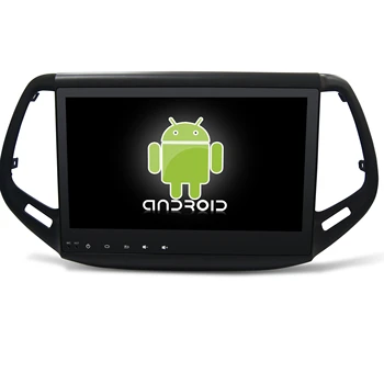 Car DVD player android-auto gps navigation Jeep-Compass multimedia car audio video stereo NO-2din 4G wifi