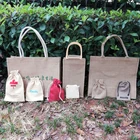 Recycled Bags Drawstring Burlap Bag Recycled Organic Fabric Burlap With Drawstring Bags Or Packaging