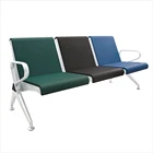 Chair 3 Seater Colourful Salon Waiting Chair Reception Pu Chair
