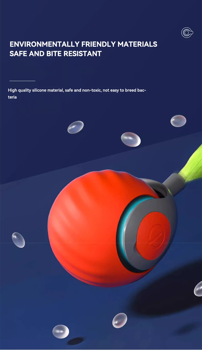 New Gravitational Sphere Cat Energy Toy Ball Smart Cat Tease Ball Automatically Relieves Boredom with Cat Tease Stick details